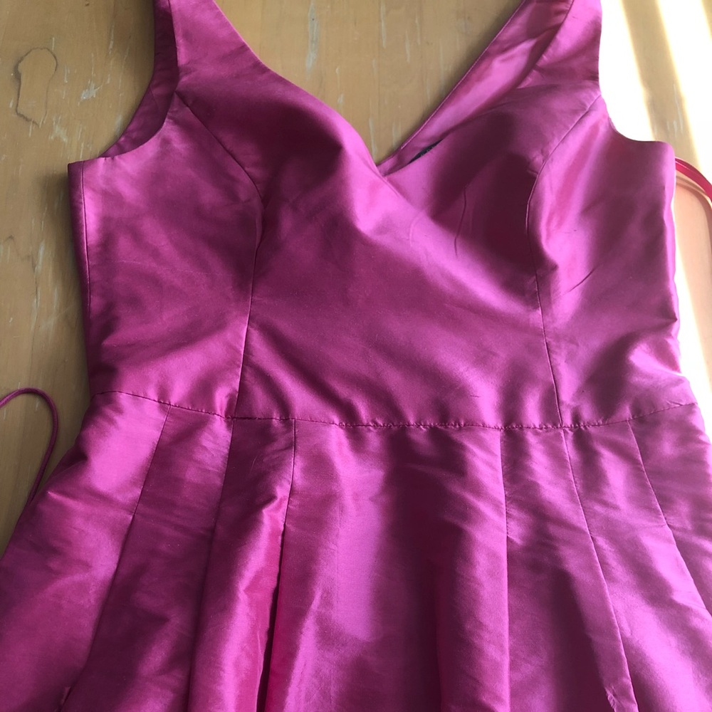 Pink fit and flare Ralph Lauren evening gown